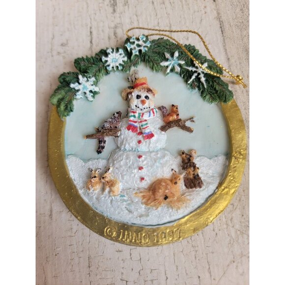 Inno 1997 chipmunk flip snowman ornament Xmas - Picture 5 of 7